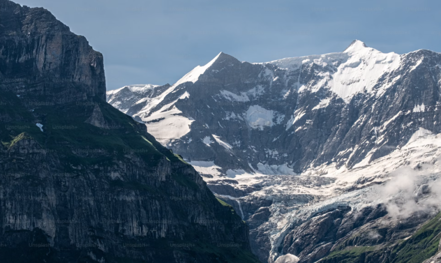 The History of Glacial Formations in the Swiss Alps Around Saint Moritz